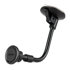 Magnetisk fleksibel mobilholder monteret på bilens forrude