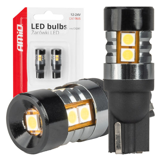 Λάμπα LED T10 W5W CANBUS με 9 LED SMD 3030