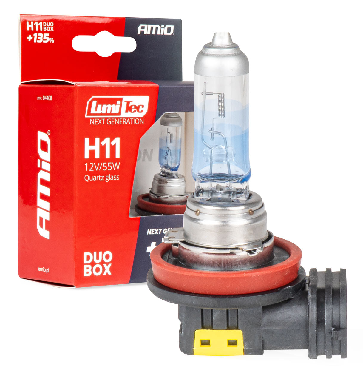 H11 halogenpærer 12V 55W med op til 135 procent mere lys
