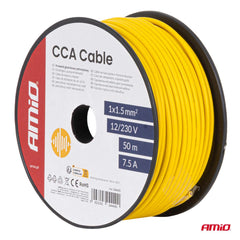 50 meter CCA installationskabel på rulle