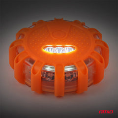 LED-sikkerhedslampe med USB-opladning