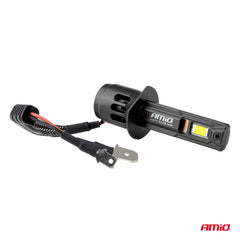 LED-forlygter H1 F25 PRO BLACK med H1-fatning