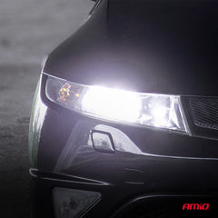 LED-forlygter H1 F25 PRO BLACK sort hus