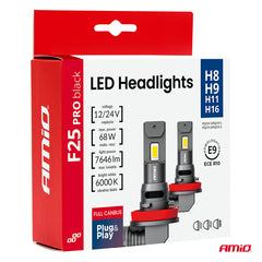 LED-forlygtepære F25 PRO BLACK til 12/24 V