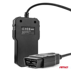 OBD2-diagnosescanner i hånden