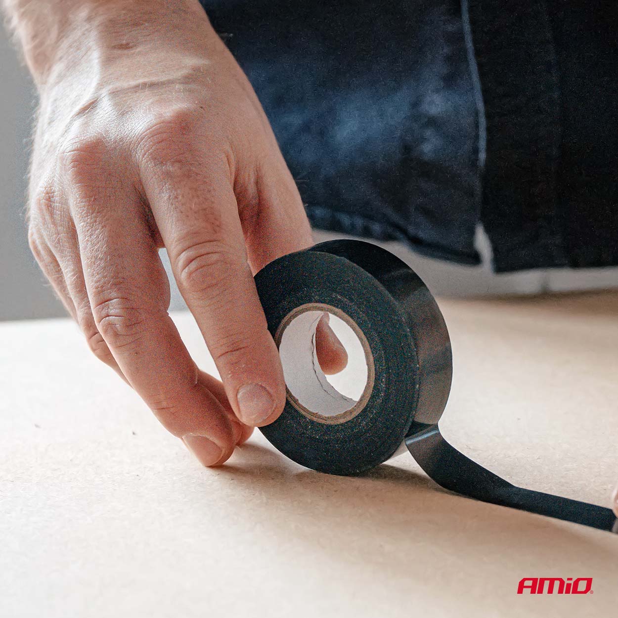 10 ruller assorteret farvet elektrikertape