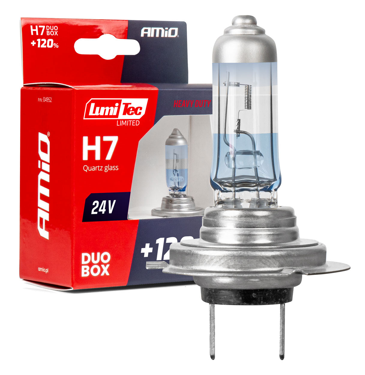 Λάμπες αλογόνου H7 24V 70W LumiTec LIMITED +120% DUO