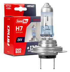 Λάμπες αλογόνου H7 24V 70W LumiTec LIMITED +120% DUO