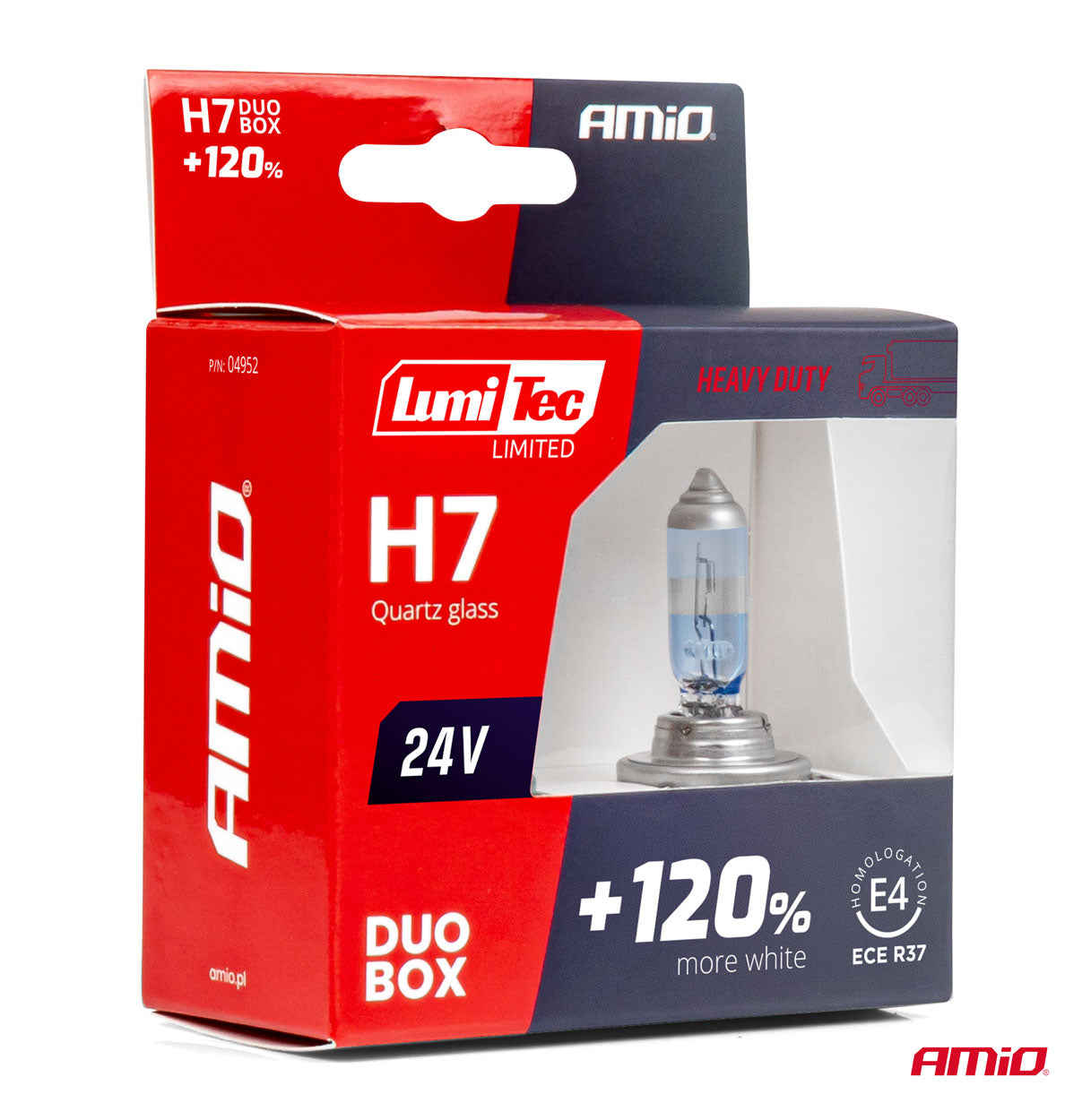 Λάμπες αλογόνου LumiTec H7 24V 70W σε σετ DUO