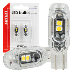 Λαμπτήρας LED T10 με 5 SMD 2835 LED και λευκό φωτισμό