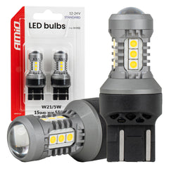 Λάμπα LED 7443 W21/5W με 15 LED SMD 3030