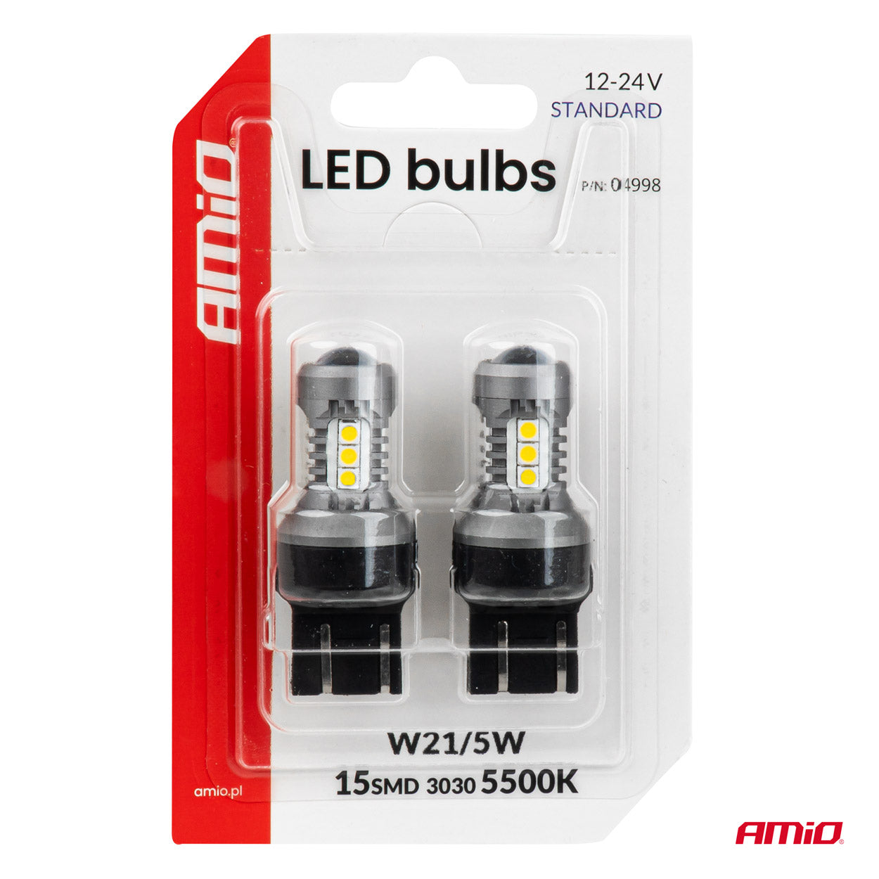 Λάμπα LED 7443 με 15 LED SMD 3030