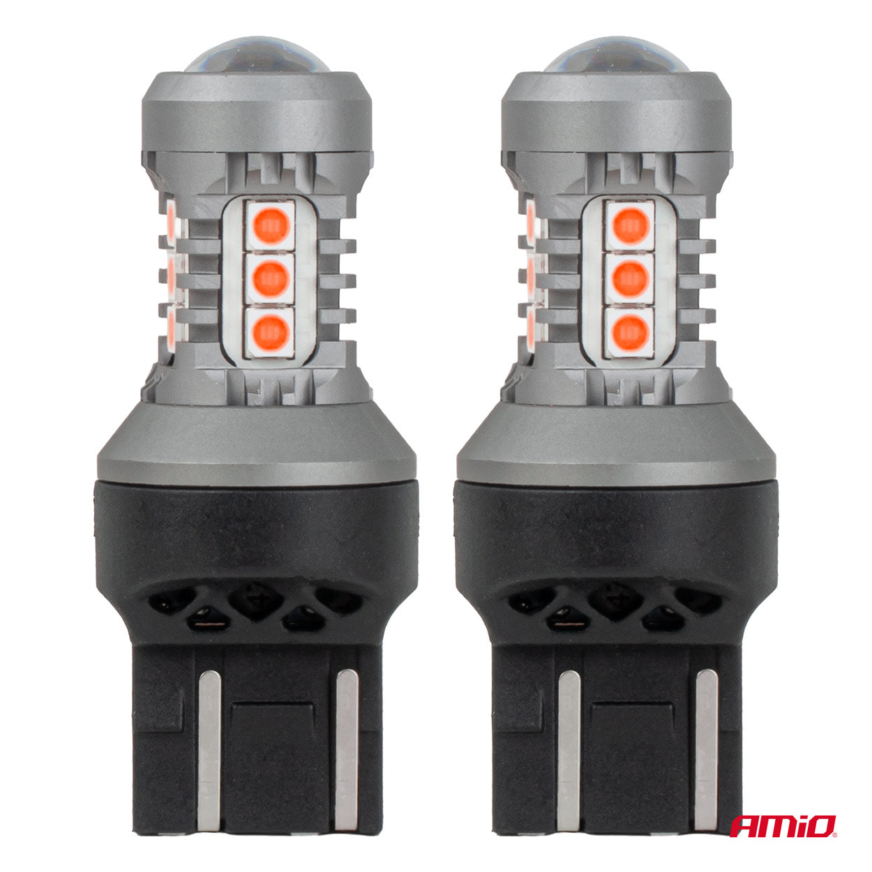 Λάμπα LED 7443 W21/5W με κόκκινο φωτισμό