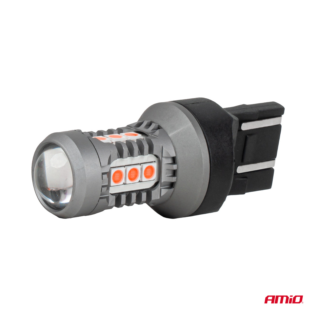 Κόκκινη λάμπα LED 12/24 V με βάση 7443