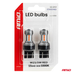 Λάμπα LED 7443 W21/5W με 15 SMD 3030 LED