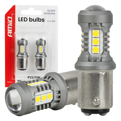 Λαμπτήρας LED BAY15D P21/5W με 15 LED SMD 3030