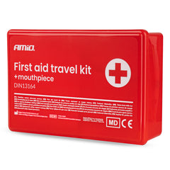 Κουτί πρώτων βοηθειών αυτοκινήτου σε πλαστική θήκη