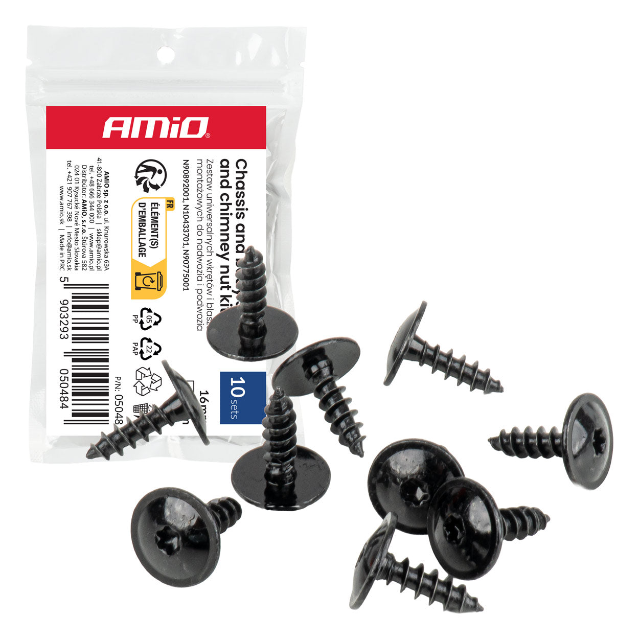 Σετ κλιπ στερέωσης και τοποθέτησης για αμάξωμα και σασί
