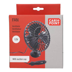 Ανεμιστήρας 12V Carpoint με βεντούζα 