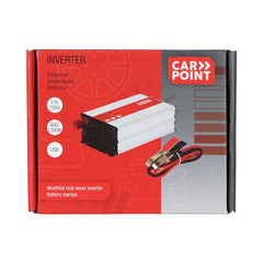 Μετατροπέας Carpoint 12V-230V 600W με σφιγκτήρες μπαταρίας 