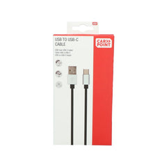 Carpoint καλώδιο USB-A σε USB-C, 2 μέτρα 