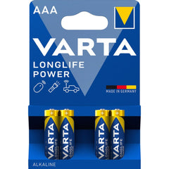 Varta Longlife Power LR03/AAA-batterier 1,5 V