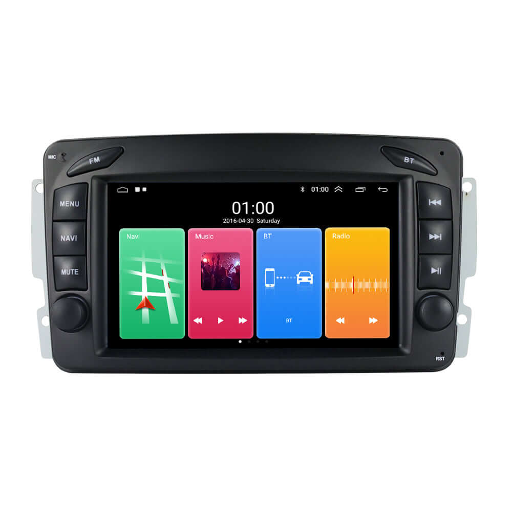 Mercedes-Benz W210 κ.ά. 1998-2008 - 7" Ράδιο με Apple CarPlay και Android Auto – Bilmedie.dk