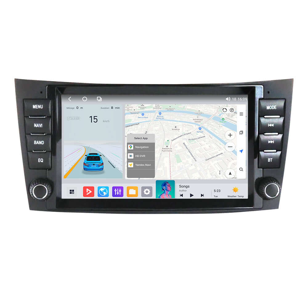 Mercedes-Benz W211 - 8" Ράδιο με Apple CarPlay και Android Auto – Bilmedie.dk