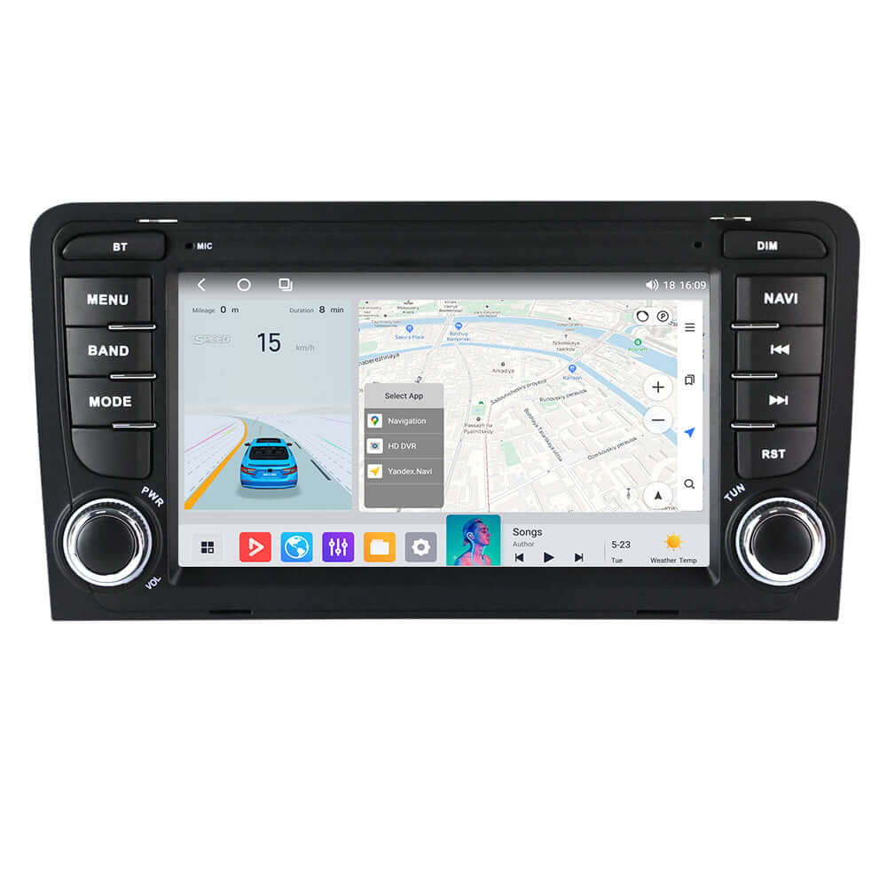 Audi A3 03-12 - 7" Ράδιο με Apple CarPlay και Android Auto (design 1) – Bilmedie.dk