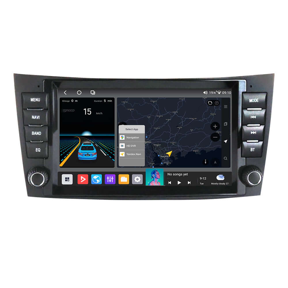 Mercedes-Benz W211 - 8" Ράδιο με Apple CarPlay και Android Auto – Bilmedie.dk