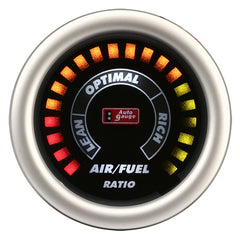 Hallmeter Auto Gauge μαύρο 2 ιντσών
