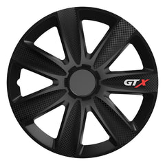 GTX τάσι τροχού σε μαύρο carbon για χαλύβδινη ζάντα 15 ιντσών
