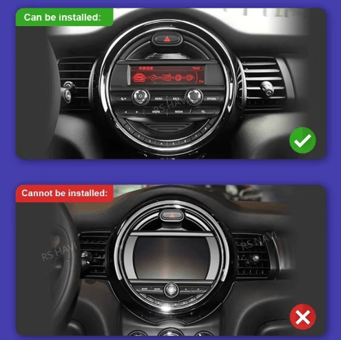 Mini Cooper 14-19 - 9" ραδιόφωνο με Apple CarPlay και Android Auto – Bilmedie.dk