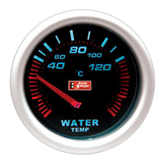 Μετρητής θερμοκρασίας νερού μαύρος 5,8 cm Auto Gauge