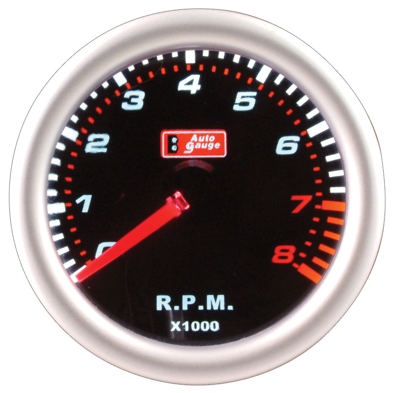Στροφόμετρο μαύρο 2" Auto Gauge
