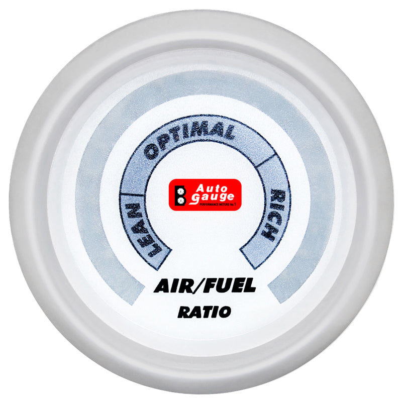 Μετρητής Hall λευκός 2 ιντσών Auto Gauge