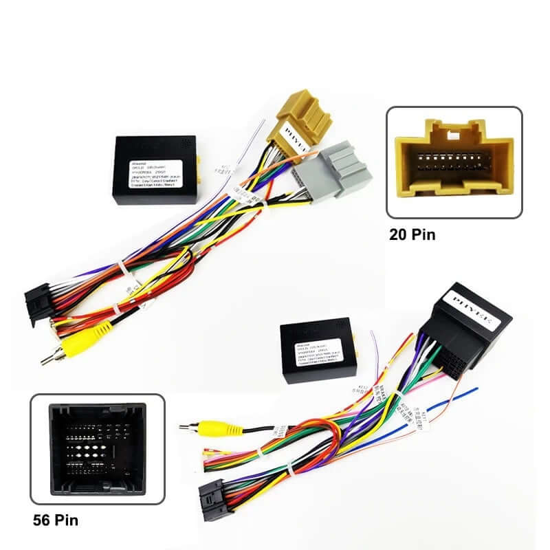 Καλώδιο ραδιοφώνου για Opel με Canbus και εργοστασιακή κάμερα – βύσματα 20 και 56 Pin για συστήματα Bilmedie, συμβατό με πολλά μοντέλα Opel.