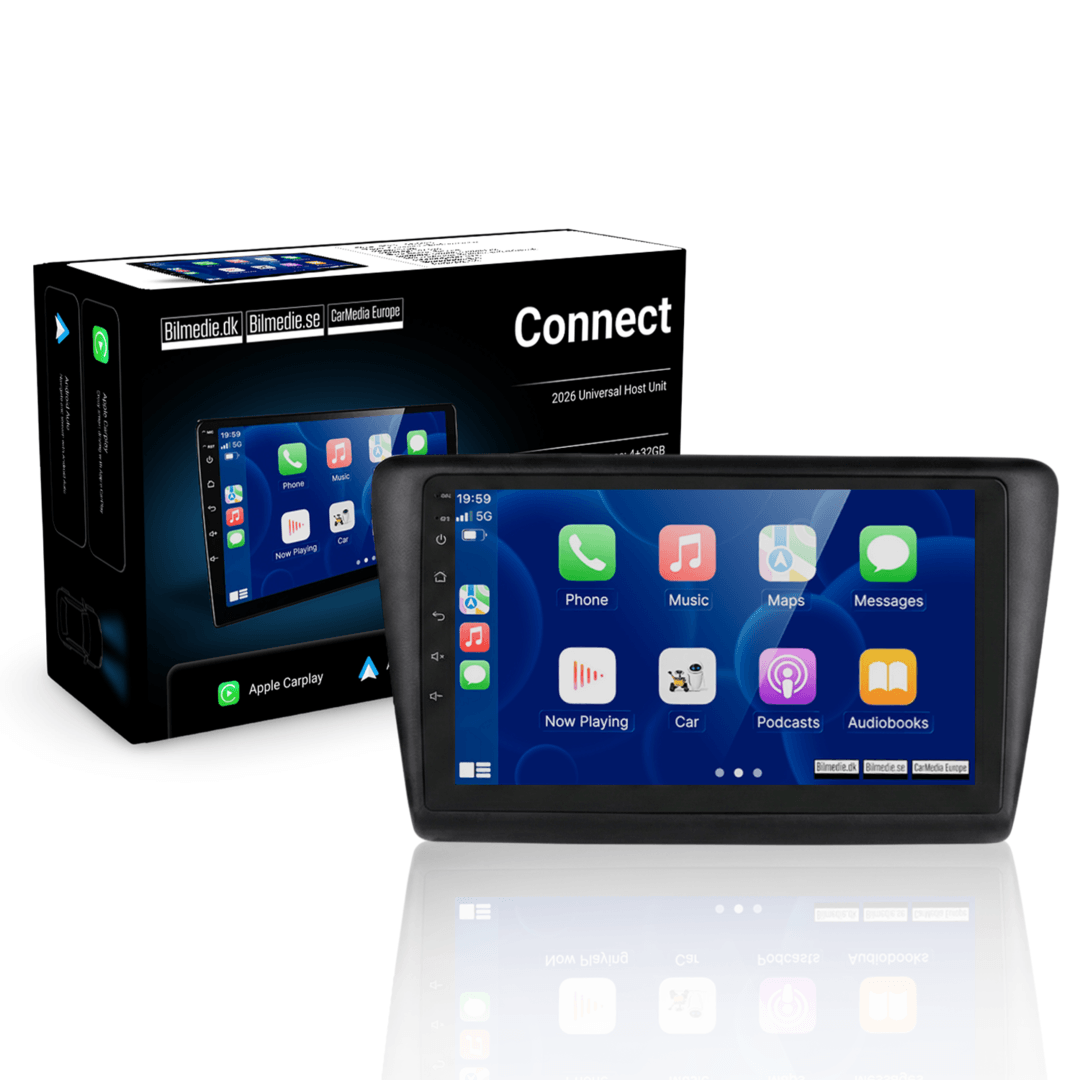 Skoda Rapid/Seat Toledo 13-19 - 9" Radio m. Apple CarPlay og Android Auto