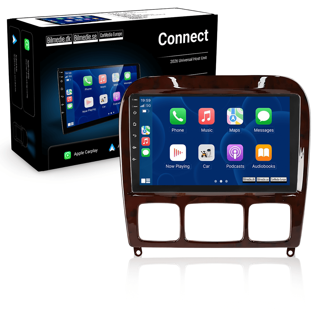 Mercedes S-Klasse 1998-2005 – Ράδιο 9" με Apple CarPlay και Android Auto 