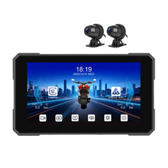 Οθόνη μοτοσυκλέτας 5” με CarPlay, Android Auto, AirPlay, DVR και TPMS 