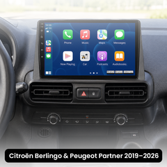 Citroën Berlingo/Peugeot Partner 19-26 - Ραδιόφωνο 10,1" με Apple CarPlay και Android Auto