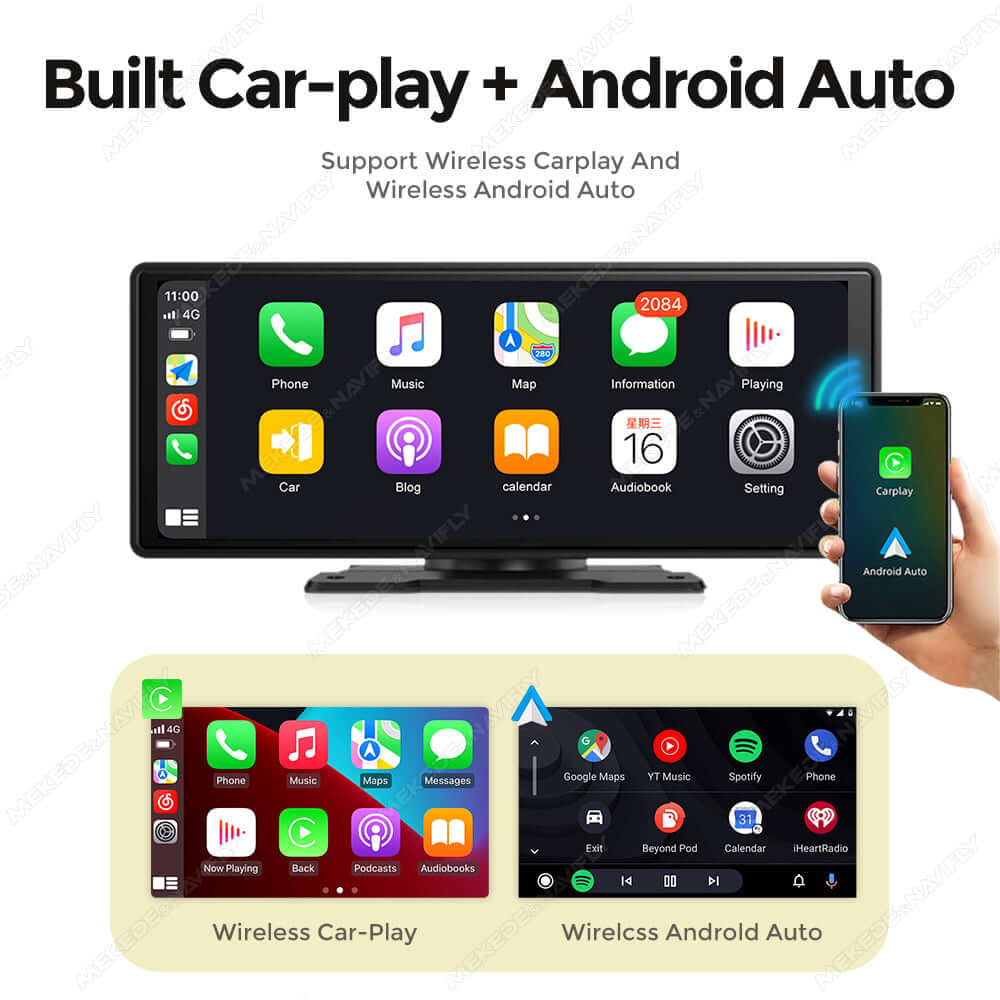 Universal Small - 6,86" Ράδιο με Apple CarPlay και Android Auto – Bilmedie.dk