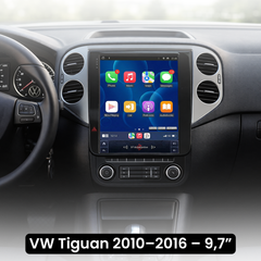 VW Tiguan 10–16 – Ράδιο 9,7” με Apple CarPlay και Android Auto 