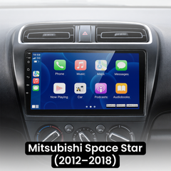 <h2>Mitsubishi Space Star 12-18 radio 9" με Apple CarPlay και Android Auto</h2> 