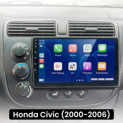 Honda Civic 00-06 - Ράδιο 9\" με Apple CarPlay και Android Auto 