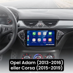 Opel Adam/Corsa 13-19 - 9" Radio met Apple CarPlay en Android Auto