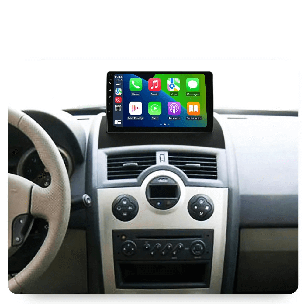 Renault Megane 02-09 - 9" Ράδιο με Apple CarPlay και Android Auto – Bilmedie.dk