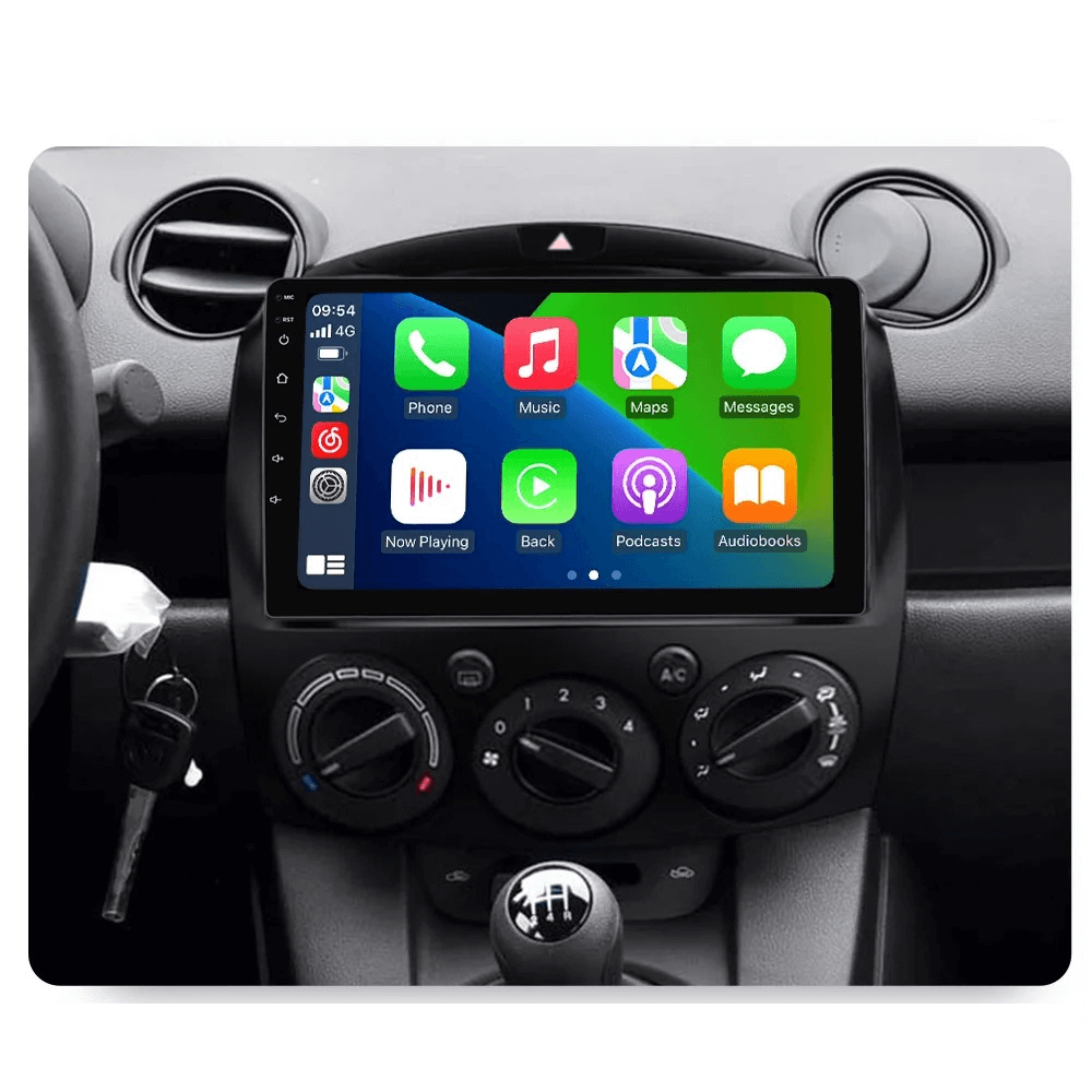 Mazda 2 07-14- 9" Ράδιο με Apple CarPlay και Android Auto – Bilmedie.dk