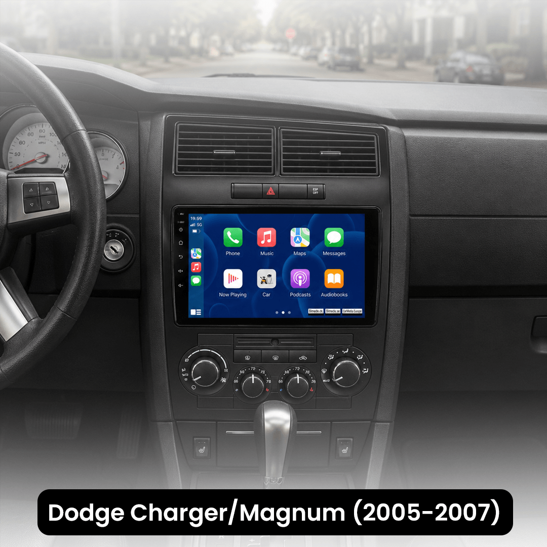 Dodge Charger/Magnum 2005-2007 – Bilmedie Connect 9" radio med Apple CarPlay og Android Auto