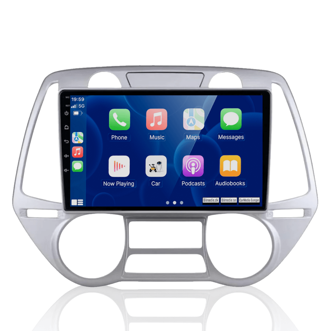 Hyundai I20 08-12 - 9" Radio m. Apple CarPlay og Android Auto